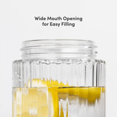 Beast Health™ Dual Cap Glass Hydration Bottle