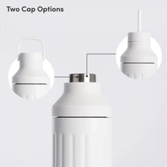 Beast Health™ Dual Cap Stainless Steel Hydration Bottle